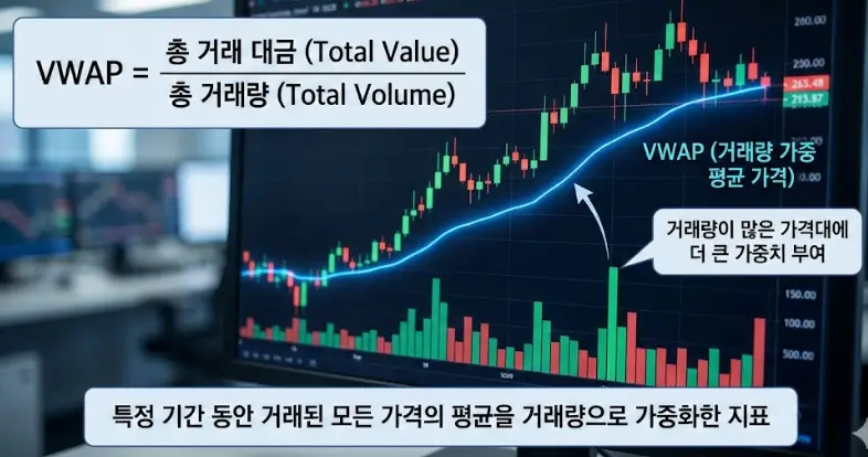 거래량가중 VWAP 지표 뜻